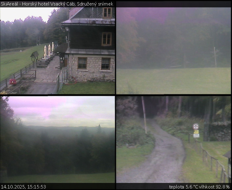 SkiAreál - Horský hotel Vsacký Cáb - Sdružený snímek - 14.10.2025 v 15:15 SkiAreál - Horský hotel Vsacký Cáb - Sdružený snímek - 14.10.2025 v 15:15