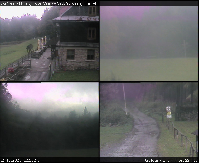 SkiAreál - Horský hotel Vsacký Cáb - Sdružený snímek - 15.10.2025 v 12:15 SkiAreál - Horský hotel Vsacký Cáb - Sdružený snímek - 15.10.2025 v 12:15