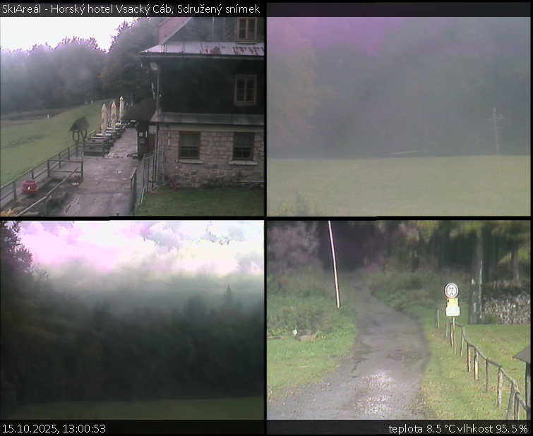 SkiAreál - Horský hotel Vsacký Cáb - Sdružený snímek - 15.10.2025 v 13:00 SkiAreál - Horský hotel Vsacký Cáb - Sdružený snímek - 15.10.2025 v 13:00