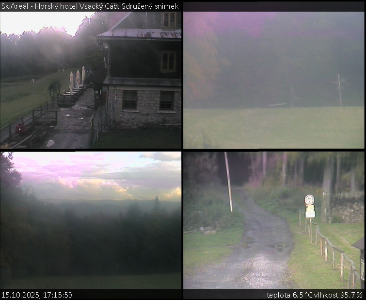 SkiAreál - Horský hotel Vsacký Cáb - Sdružený snímek - 15.10.2025 v 17:15 SkiAreál - Horský hotel Vsacký Cáb - Sdružený snímek - 15.10.2025 v 17:15