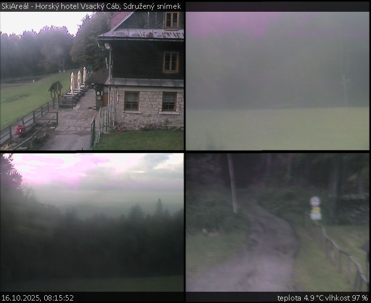 SkiAreál - Horský hotel Vsacký Cáb - Sdružený snímek - 16.10.2025 v 08:15 SkiAreál - Horský hotel Vsacký Cáb - Sdružený snímek - 16.10.2025 v 08:15