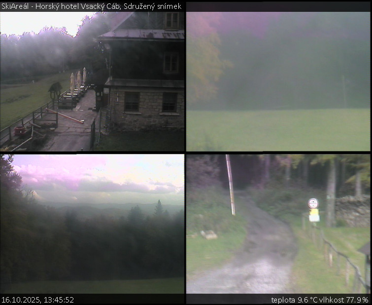 SkiAreál - Horský hotel Vsacký Cáb - Sdružený snímek - 16.10.2025 v 13:45 SkiAreál - Horský hotel Vsacký Cáb - Sdružený snímek - 16.10.2025 v 13:45