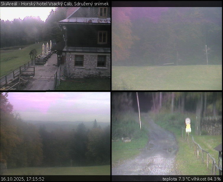 SkiAreál - Horský hotel Vsacký Cáb - Sdružený snímek - 16.10.2025 v 17:15 SkiAreál - Horský hotel Vsacký Cáb - Sdružený snímek - 16.10.2025 v 17:15