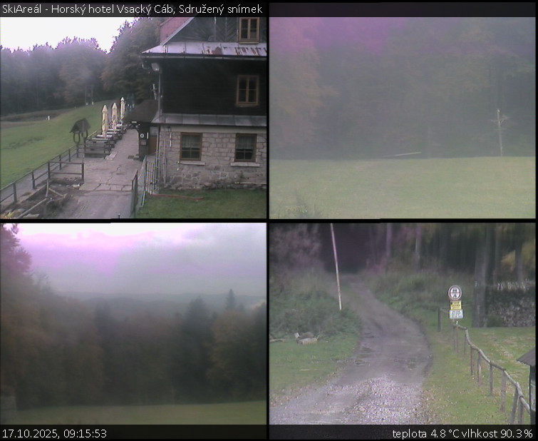 SkiAreál - Horský hotel Vsacký Cáb - Sdružený snímek - 17.10.2025 v 09:15 SkiAreál - Horský hotel Vsacký Cáb - Sdružený snímek - 17.10.2025 v 09:15