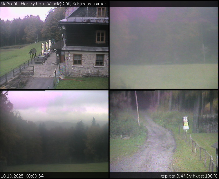 SkiAreál - Horský hotel Vsacký Cáb - Sdružený snímek - 18.10.2025 v 08:00 SkiAreál - Horský hotel Vsacký Cáb - Sdružený snímek - 18.10.2025 v 08:00