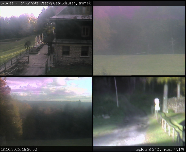 SkiAreál - Horský hotel Vsacký Cáb - Sdružený snímek - 18.10.2025 v 16:30 SkiAreál - Horský hotel Vsacký Cáb - Sdružený snímek - 18.10.2025 v 16:30