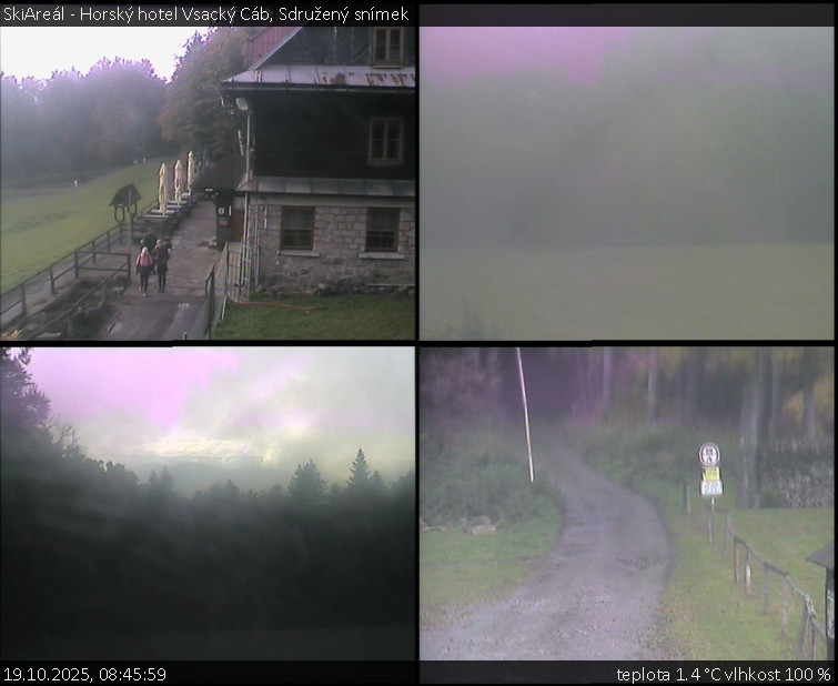 SkiAreál - Horský hotel Vsacký Cáb - Sdružený snímek - 19.10.2025 v 08:45 SkiAreál - Horský hotel Vsacký Cáb - Sdružený snímek - 19.10.2025 v 08:45