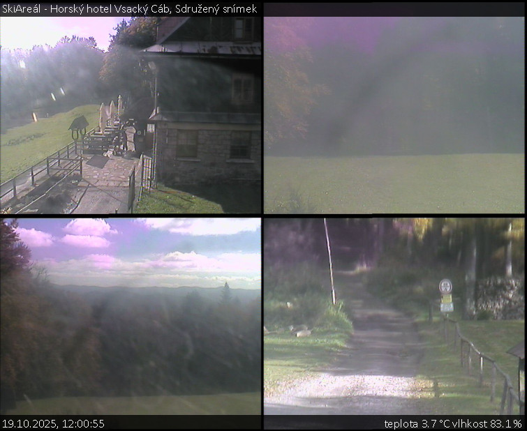 SkiAreál - Horský hotel Vsacký Cáb - Sdružený snímek - 19.10.2025 v 12:00 SkiAreál - Horský hotel Vsacký Cáb - Sdružený snímek - 19.10.2025 v 12:00