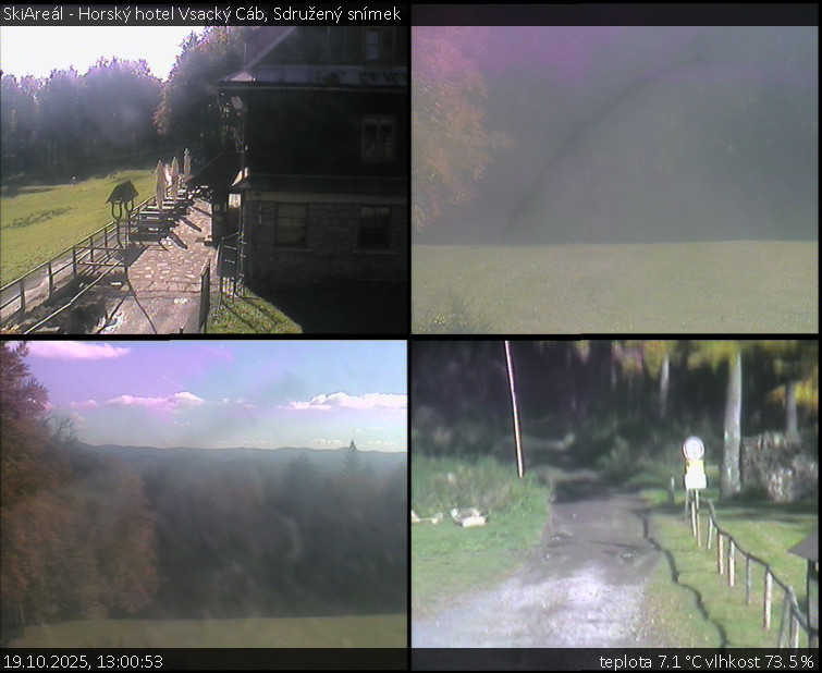 SkiAreál - Horský hotel Vsacký Cáb - Sdružený snímek - 19.10.2025 v 13:00 SkiAreál - Horský hotel Vsacký Cáb - Sdružený snímek - 19.10.2025 v 13:00