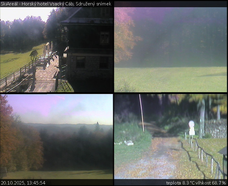 SkiAreál - Horský hotel Vsacký Cáb - Sdružený snímek - 20.10.2025 v 13:45 SkiAreál - Horský hotel Vsacký Cáb - Sdružený snímek - 20.10.2025 v 13:45