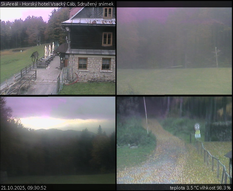 SkiAreál - Horský hotel Vsacký Cáb - Sdružený snímek - 21.10.2025 v 09:30 SkiAreál - Horský hotel Vsacký Cáb - Sdružený snímek - 21.10.2025 v 09:30