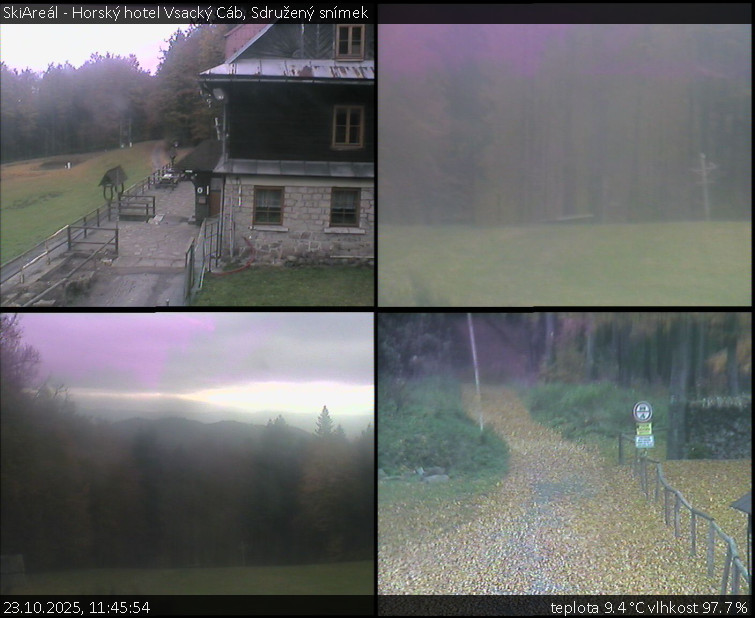 SkiAreál - Horský hotel Vsacký Cáb - Sdružený snímek - 23.10.2025 v 11:45 SkiAreál - Horský hotel Vsacký Cáb - Sdružený snímek - 23.10.2025 v 11:45
