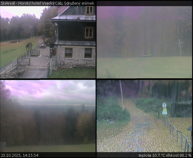 SkiAreál - Horský hotel Vsacký Cáb - Sdružený snímek - 23.10.2025 v 14:15 SkiAreál - Horský hotel Vsacký Cáb - Sdružený snímek - 23.10.2025 v 14:15