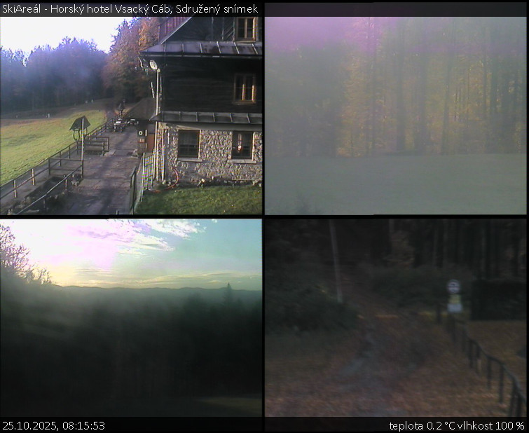 SkiAreál - Horský hotel Vsacký Cáb - Sdružený snímek - 25.10.2025 v 08:15 SkiAreál - Horský hotel Vsacký Cáb - Sdružený snímek - 25.10.2025 v 08:15