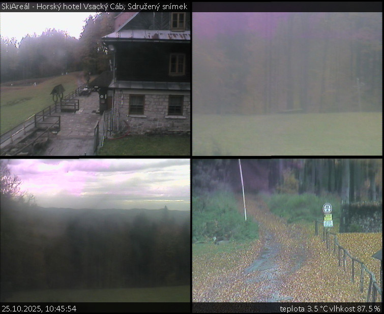 SkiAreál - Horský hotel Vsacký Cáb - Sdružený snímek - 25.10.2025 v 10:45 SkiAreál - Horský hotel Vsacký Cáb - Sdružený snímek - 25.10.2025 v 10:45