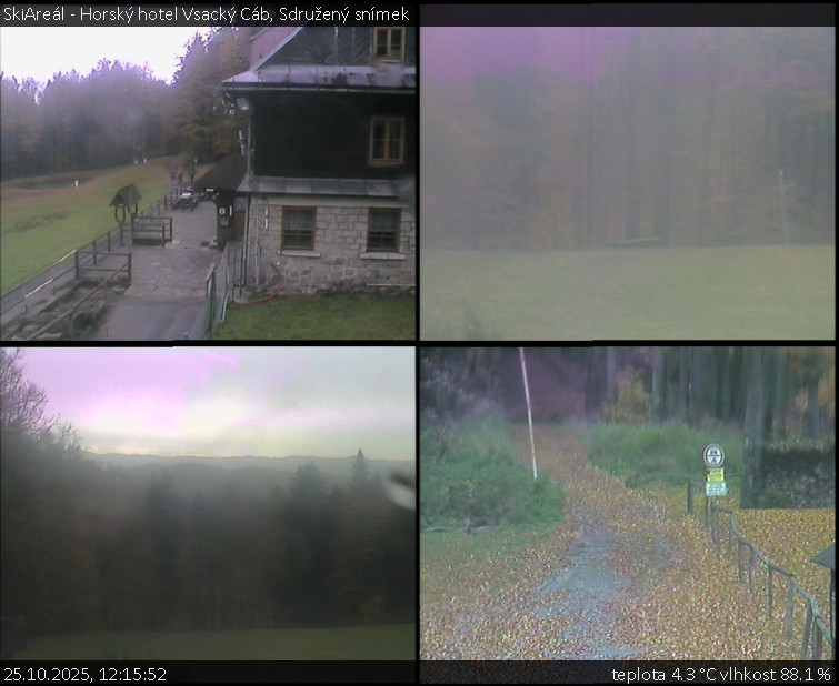 SkiAreál - Horský hotel Vsacký Cáb - Sdružený snímek - 25.10.2025 v 12:15 SkiAreál - Horský hotel Vsacký Cáb - Sdružený snímek - 25.10.2025 v 12:15