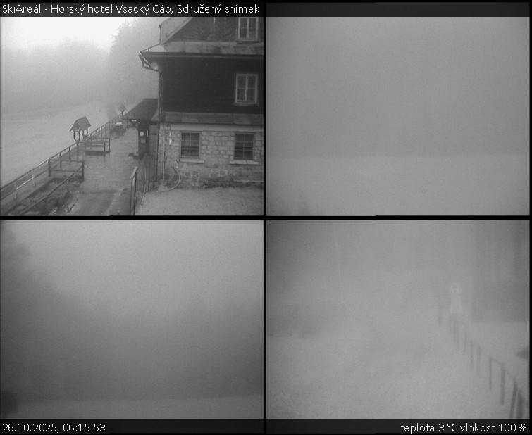 SkiAreál - Horský hotel Vsacký Cáb - Sdružený snímek - 26.10.2025 v 06:15 SkiAreál - Horský hotel Vsacký Cáb - Sdružený snímek - 26.10.2025 v 06:15