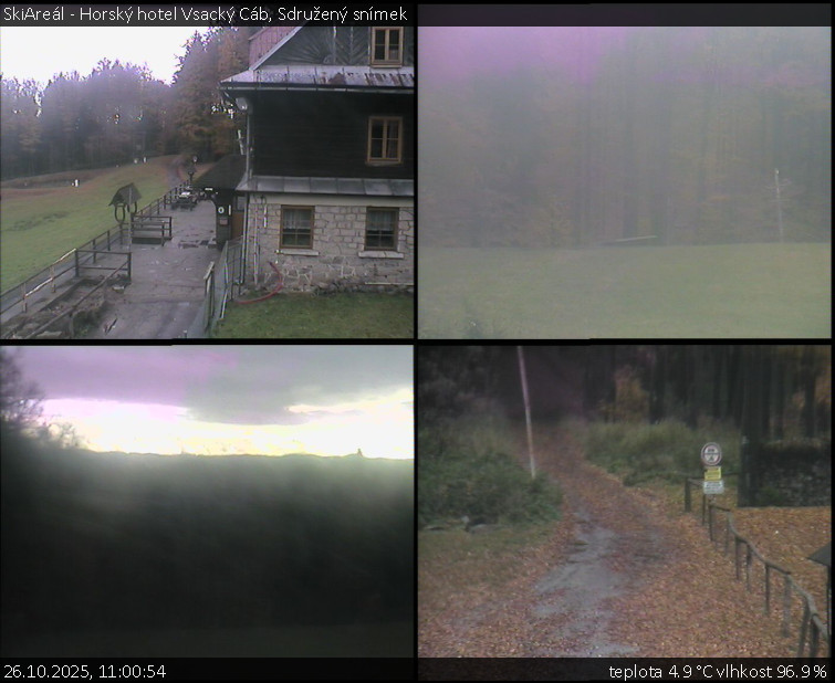 SkiAreál - Horský hotel Vsacký Cáb - Sdružený snímek - 26.10.2025 v 11:00 SkiAreál - Horský hotel Vsacký Cáb - Sdružený snímek - 26.10.2025 v 11:00