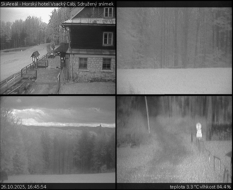 SkiAreál - Horský hotel Vsacký Cáb - Sdružený snímek - 26.10.2025 v 16:45 SkiAreál - Horský hotel Vsacký Cáb - Sdružený snímek - 26.10.2025 v 16:45