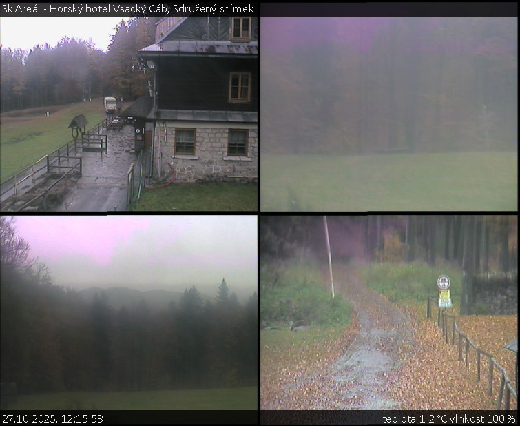 SkiAreál - Horský hotel Vsacký Cáb - Sdružený snímek - 27.10.2025 v 12:15 SkiAreál - Horský hotel Vsacký Cáb - Sdružený snímek - 27.10.2025 v 12:15