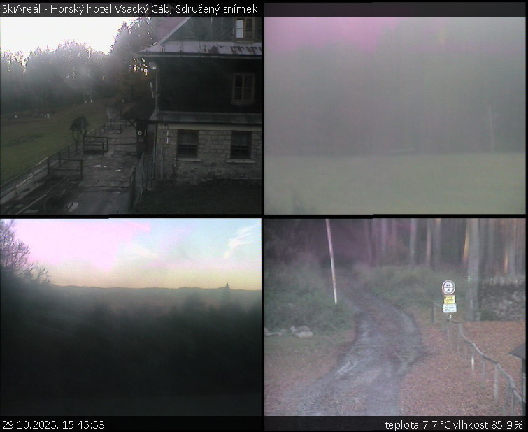 SkiAreál - Horský hotel Vsacký Cáb - Sdružený snímek - 29.10.2025 v 15:45 SkiAreál - Horský hotel Vsacký Cáb - Sdružený snímek - 29.10.2025 v 15:45