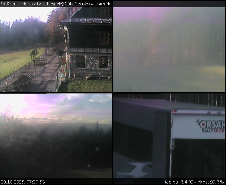 SkiAreál - Horský hotel Vsacký Cáb - Sdružený snímek - 30.10.2025 v 07:30 SkiAreál - Horský hotel Vsacký Cáb - Sdružený snímek - 30.10.2025 v 07:30