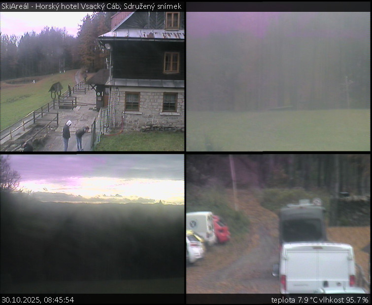 SkiAreál - Horský hotel Vsacký Cáb - Sdružený snímek - 30.10.2025 v 08:45 SkiAreál - Horský hotel Vsacký Cáb - Sdružený snímek - 30.10.2025 v 08:45