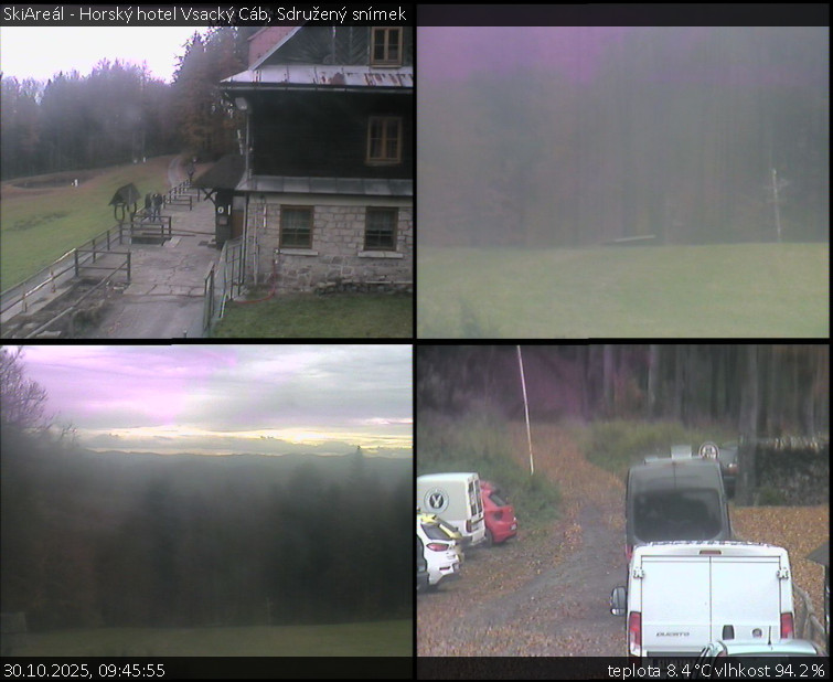 SkiAreál - Horský hotel Vsacký Cáb - Sdružený snímek - 30.10.2025 v 09:45 SkiAreál - Horský hotel Vsacký Cáb - Sdružený snímek - 30.10.2025 v 09:45