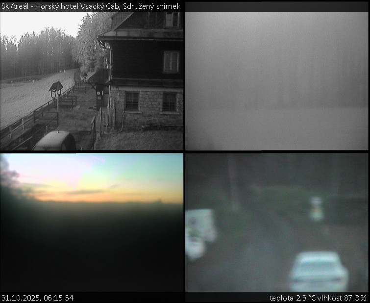 SkiAreál - Horský hotel Vsacký Cáb - Sdružený snímek - 31.10.2025 v 06:15 SkiAreál - Horský hotel Vsacký Cáb - Sdružený snímek - 31.10.2025 v 06:15