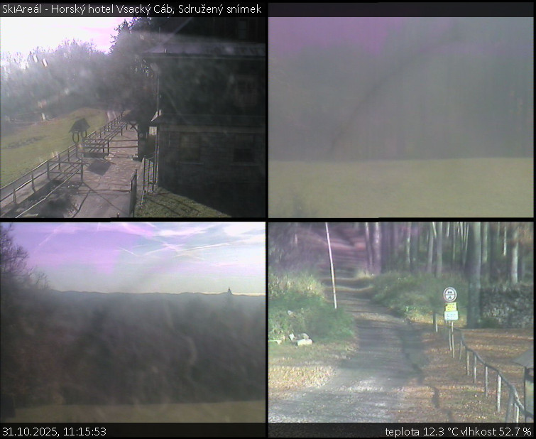 SkiAreál - Horský hotel Vsacký Cáb - Sdružený snímek - 31.10.2025 v 11:15 SkiAreál - Horský hotel Vsacký Cáb - Sdružený snímek - 31.10.2025 v 11:15