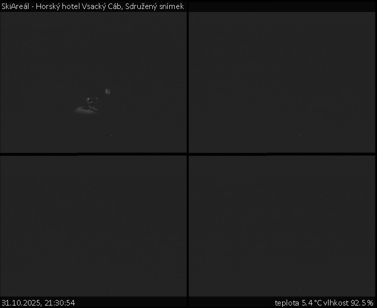 SkiAreál - Horský hotel Vsacký Cáb - Sdružený snímek - 31.10.2025 v 21:30 SkiAreál - Horský hotel Vsacký Cáb - Sdružený snímek - 31.10.2025 v 21:30