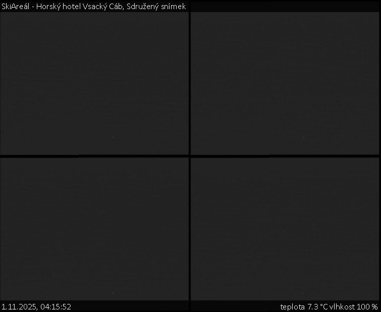 SkiAreál - Horský hotel Vsacký Cáb - Sdružený snímek - 1.11.2025 v 04:15 SkiAreál - Horský hotel Vsacký Cáb - Sdružený snímek - 1.11.2025 v 04:15