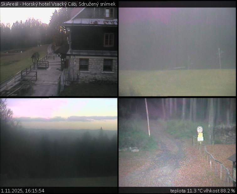 SkiAreál - Horský hotel Vsacký Cáb - Sdružený snímek - 1.11.2025 v 16:15 SkiAreál - Horský hotel Vsacký Cáb - Sdružený snímek - 1.11.2025 v 16:15