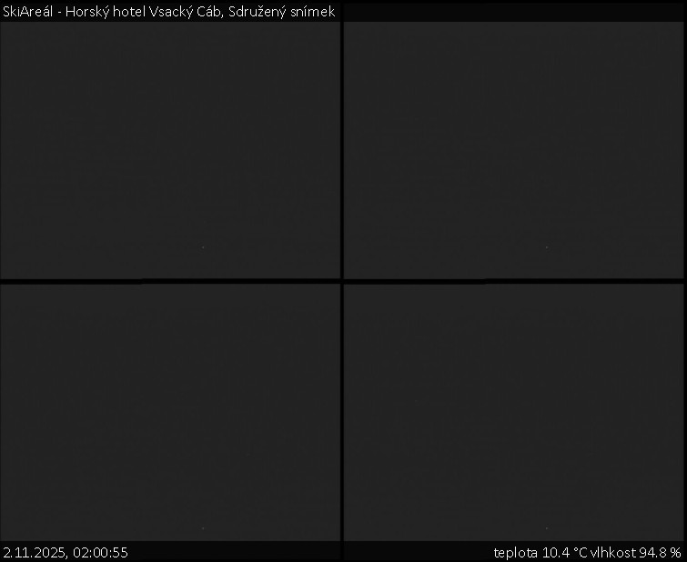 SkiAreál - Horský hotel Vsacký Cáb - Sdružený snímek - 2.11.2025 v 02:00 SkiAreál - Horský hotel Vsacký Cáb - Sdružený snímek - 2.11.2025 v 02:00