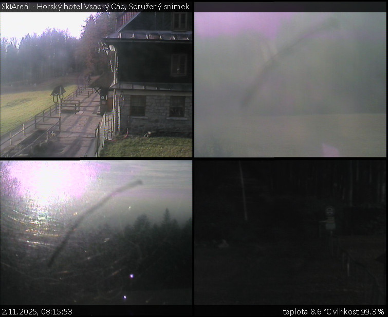 SkiAreál - Horský hotel Vsacký Cáb - Sdružený snímek - 2.11.2025 v 08:15 SkiAreál - Horský hotel Vsacký Cáb - Sdružený snímek - 2.11.2025 v 08:15