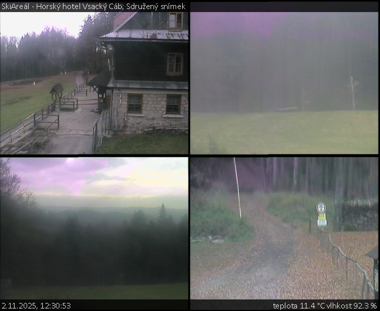 SkiAreál - Horský hotel Vsacký Cáb - Sdružený snímek - 2.11.2025 v 12:30 SkiAreál - Horský hotel Vsacký Cáb - Sdružený snímek - 2.11.2025 v 12:30