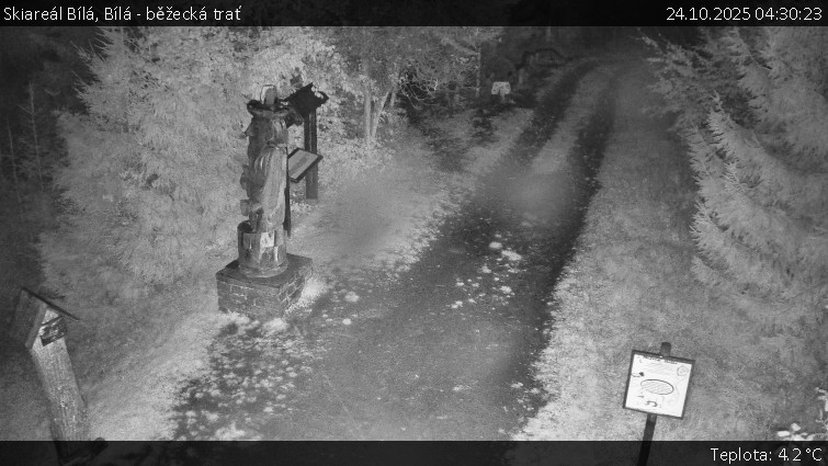 Skiareál Bílá - Bílá - běžecká trať - 24.10.2025 v 04:30 Skiareál Bílá - Bílá - běžecká trať - 24.10.2025 v 04:30