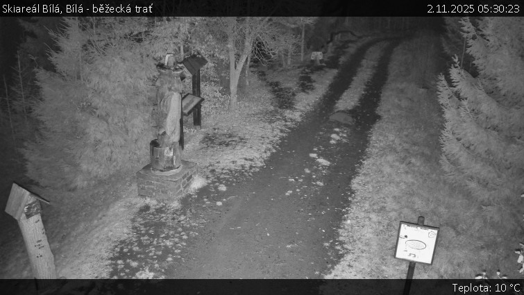 Skiareál Bílá - Bílá - běžecká trať - 2.11.2025 v 05:30 Skiareál Bílá - Bílá - běžecká trať - 2.11.2025 v 05:30