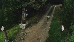 White - running track
