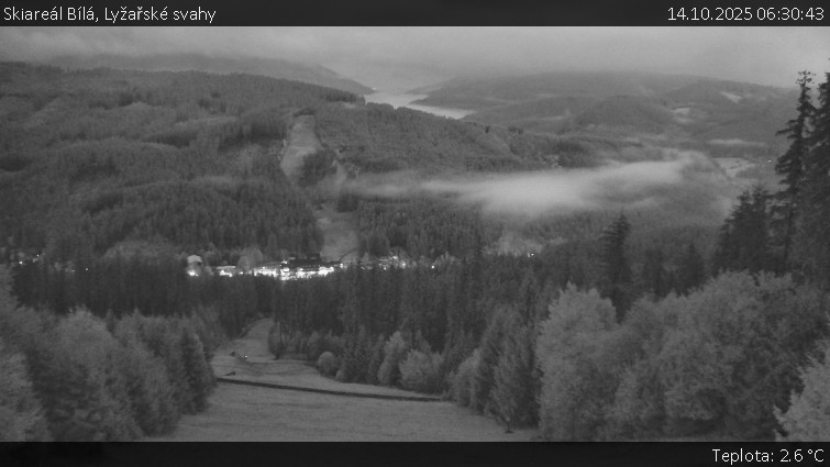 Skiareál Bílá - Lyžařské svahy - 14.10.2025 v 06:30 Skiareál Bílá - Lyžařské svahy - 14.10.2025 v 06:30