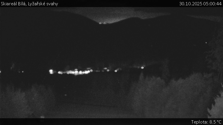 Skiareál Bílá - Lyžařské svahy - 30.10.2025 v 05:00 Skiareál Bílá - Lyžařské svahy - 30.10.2025 v 05:00
