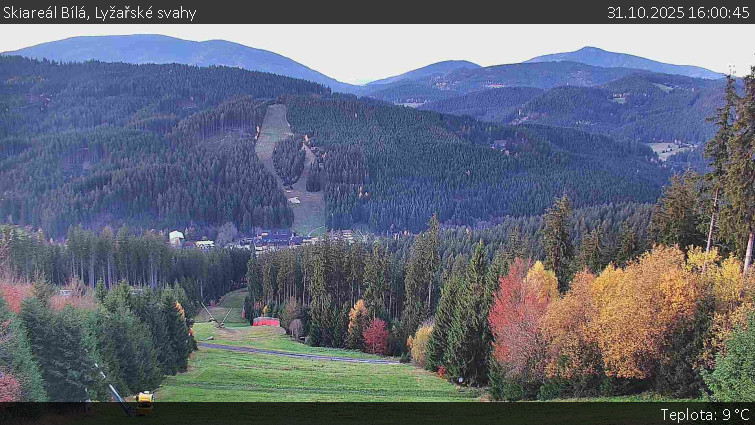 Skiareál Bílá - Lyžařské svahy - 31.10.2025 v 16:00 Skiareál Bílá - Lyžařské svahy - 31.10.2025 v 16:00