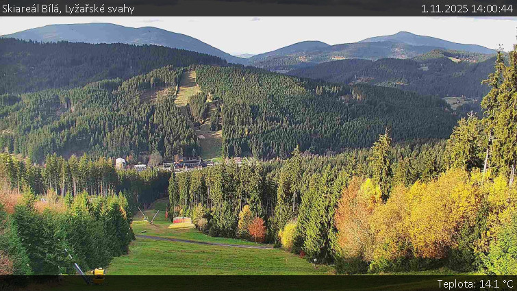 Skiareál Bílá - Lyžařské svahy - 1.11.2025 v 14:00 Skiareál Bílá - Lyžařské svahy - 1.11.2025 v 14:00