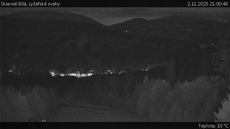 Skiareál Bílá - Lyžařské svahy - 2.11.2025 v 21:00 Skiareál Bílá - Lyžařské svahy - 2.11.2025 v 21:00