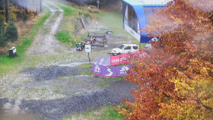 Skiareál Bílá - Lanovka - výstupní stanice - 24.10.2025 v 10:01 Skiareál Bílá - Lanovka - výstupní stanice - 24.10.2025 v 10:01