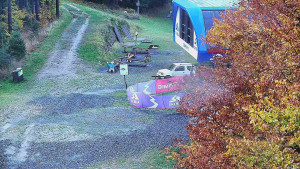 Skiareál Bílá - Lanovka - výstupní stanice - 24.10.2025 v 13:01 Skiareál Bílá - Lanovka - výstupní stanice - 24.10.2025 v 13:01