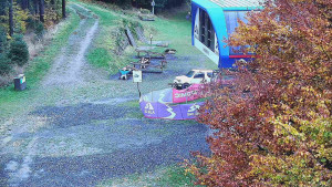 Skiareál Bílá - Lanovka - výstupní stanice - 24.10.2025 v 13:31 Skiareál Bílá - Lanovka - výstupní stanice - 24.10.2025 v 13:31