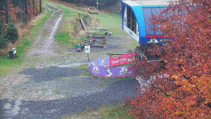 Skiareál Bílá - Lanovka - výstupní stanice - 29.10.2025 v 07:01 Skiareál Bílá - Lanovka - výstupní stanice - 29.10.2025 v 07:01