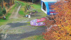 Skiareál Bílá - Lanovka - výstupní stanice - 29.10.2025 v 08:01 Skiareál Bílá - Lanovka - výstupní stanice - 29.10.2025 v 08:01