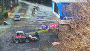 Skiareál Bílá - Lanovka - výstupní stanice - 14.11.2025 v 09:01 Skiareál Bílá - Lanovka - výstupní stanice - 14.11.2025 v 09:01